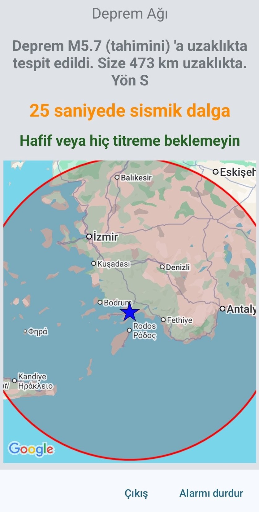 google ve sarsinti agi uygulamasi akdenizdeki sarsintisi 15 saniye evvel uyardi 1 G67edbLE