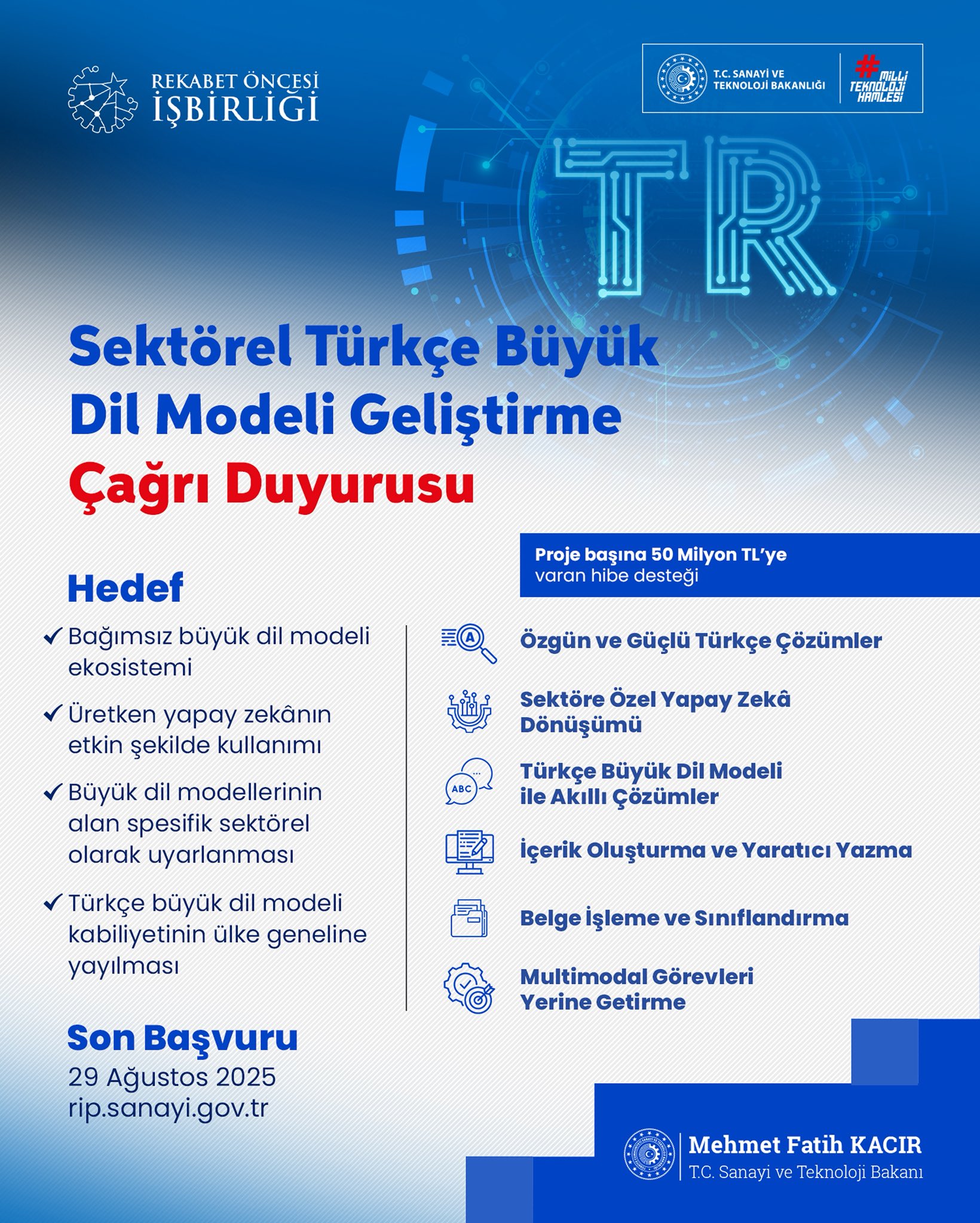 turkce yapay zekaya 50 milyon tl destek 0 jkRrg5aU