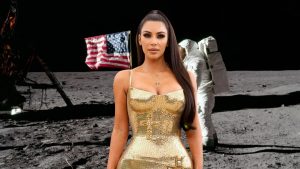 Kim Kardashian Ay’a Gidildiğine İnanmıyor