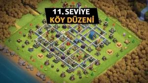 clash of clans 11 seviye köy düzeni
